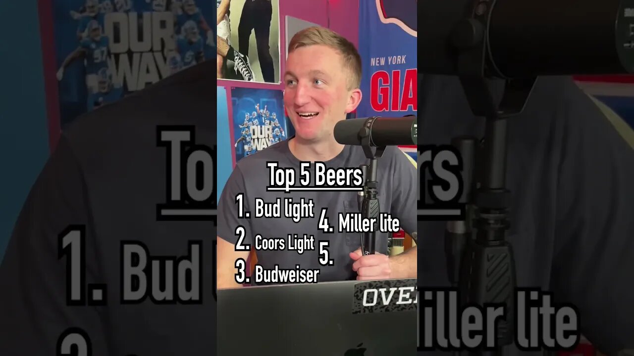 Guessing the Top 5 Consumed Beers!! How’d You Do? #shorts #beer #brands #top5 #america #drinking
