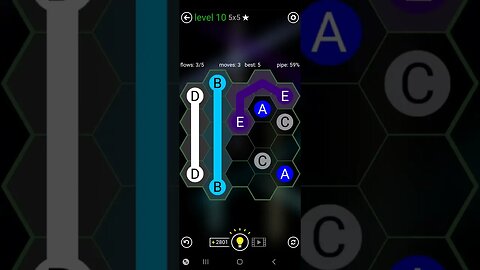 flow free Hexes: easy level 11