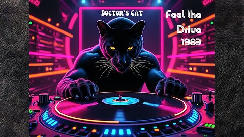 🎶 Feel the Drive (1983) | Doctor's Cat | Video Visualizer | Classic Italo Disco 🇮🇹 💃 🕺🏻 🪩