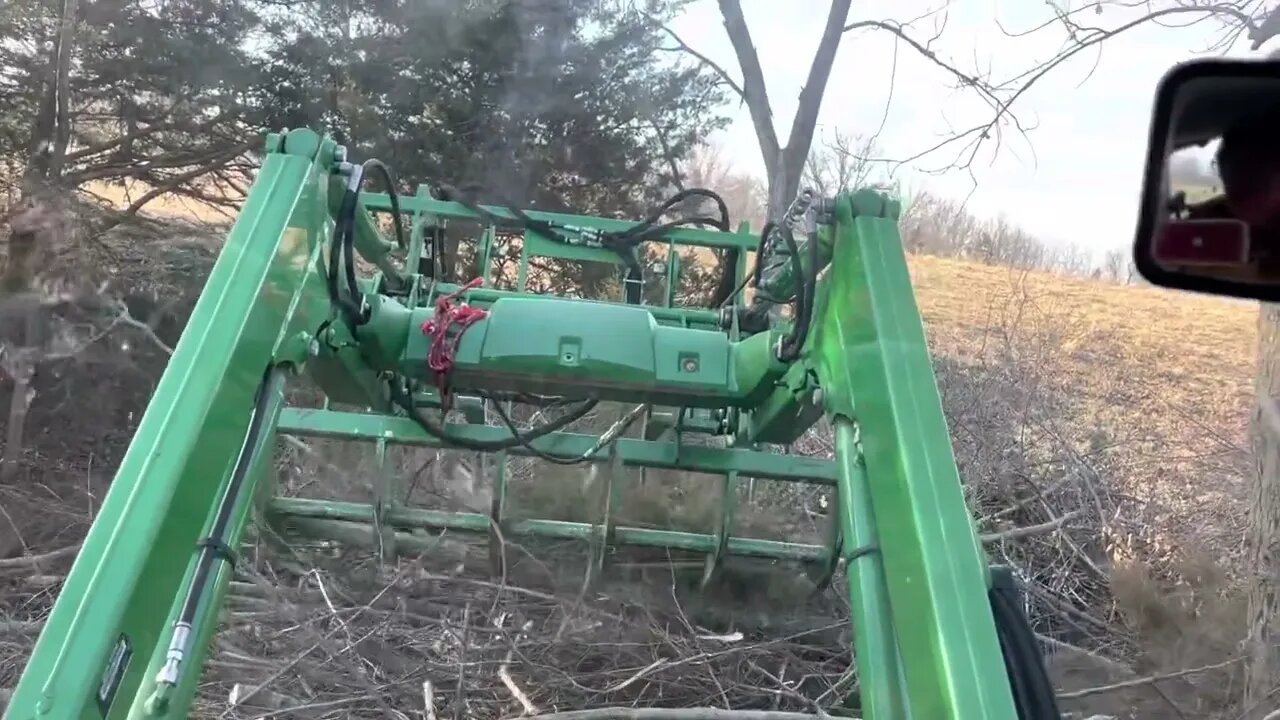 Greg’s building a new Rabitat brush pile for bunnies!