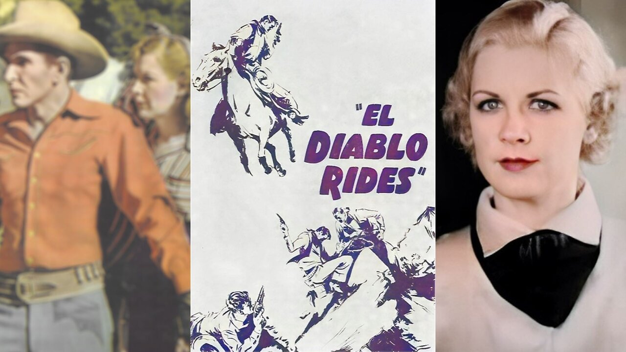 EL DIABLO RIDES (1939) Bob Steele, Claire Rochelle & Kit Guard | Romance, Western | B&W