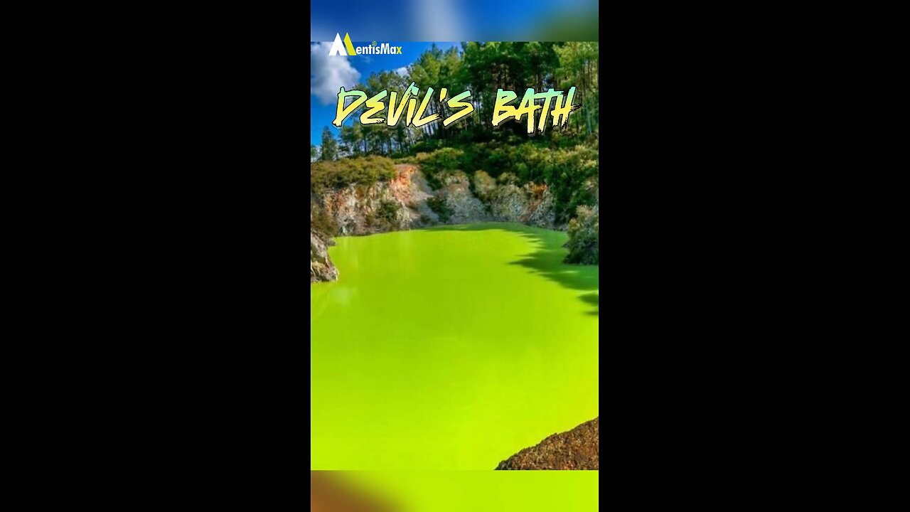 Mysterious Green Lake of Newzealand