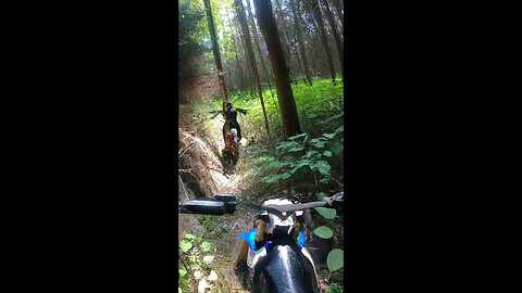 2 Trackin on the Mini Bike ( Trailmaster Hurricane 200X )