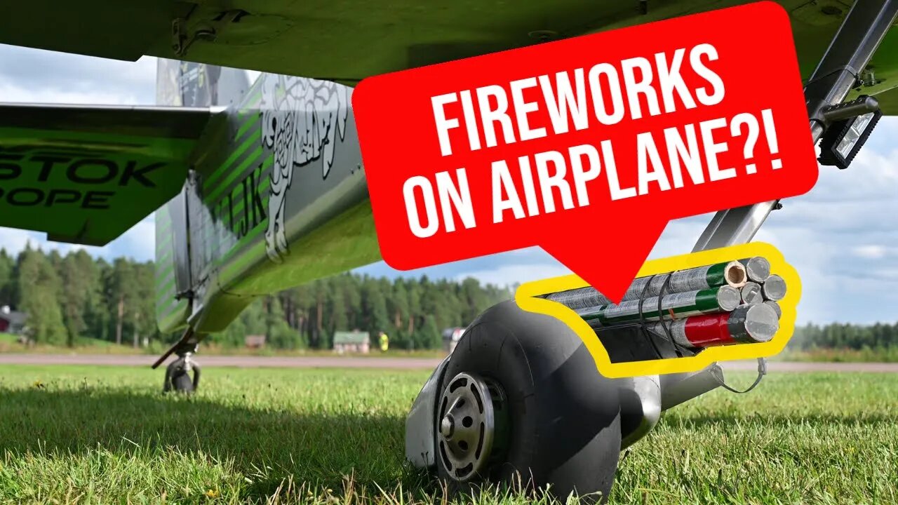 FIREWORKS FROM AIRPLANES? Oh yes!