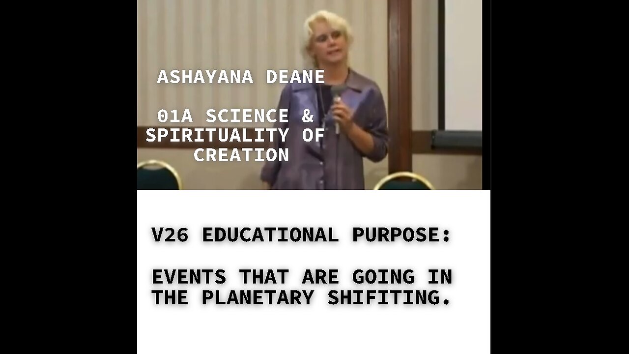 V26 EDUCATIONAL PURPOSE: EVENTS THAT ARE GOING IN THE PLANETARY SHIFITING.