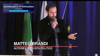 Conferenza Informazione e Propaganda: intervento di Matteo Brandi