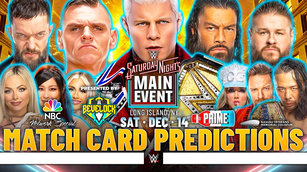 WWE Saturday Night's Main Event 2024 - Match Card Predictions [v3] | Bevelock