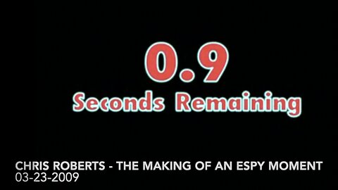 2009 - Chris Roberts: The Making of an Espy Moment