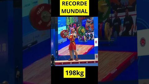 RECORDE MUNDIAL no Arremesso de Shi Zhiyong de 198kg (73kg) #Shorts