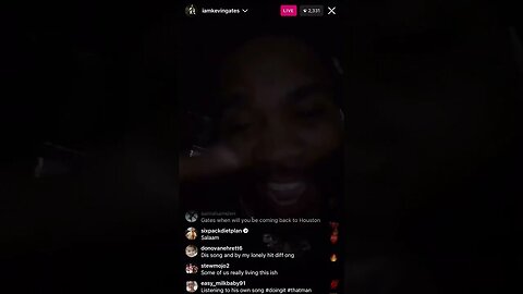 KEVIN GATE IG LIVE: Kevin Being A Bit Less Freaky!?? MAYBE… & Plays Super Gremlin Remix (05-02-23)