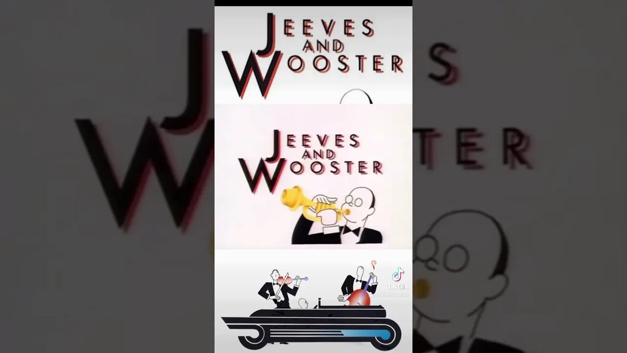 Jeeves and Wooster (TV Intro) #uk #tvintro #90s #artdeco