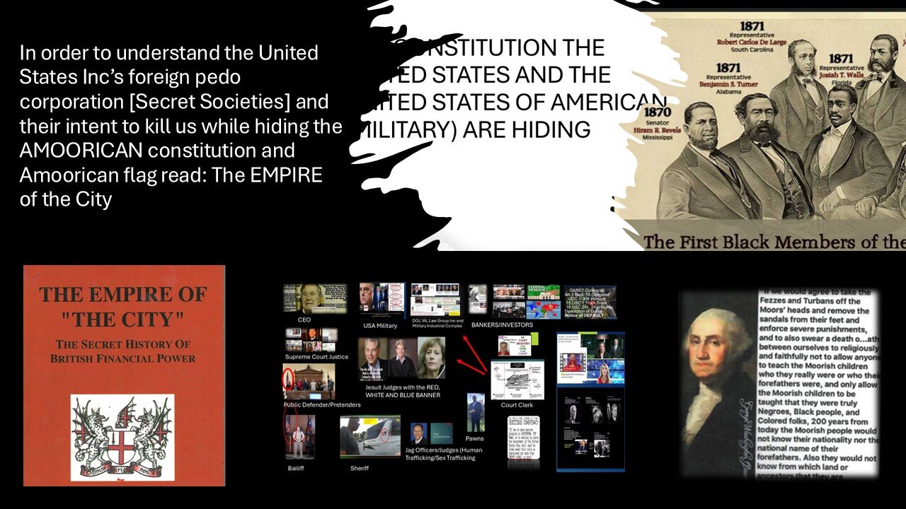 Understanding how EVIL infiltrated AMERICAS - READ THE EMPIRE OF THE CITY See link below