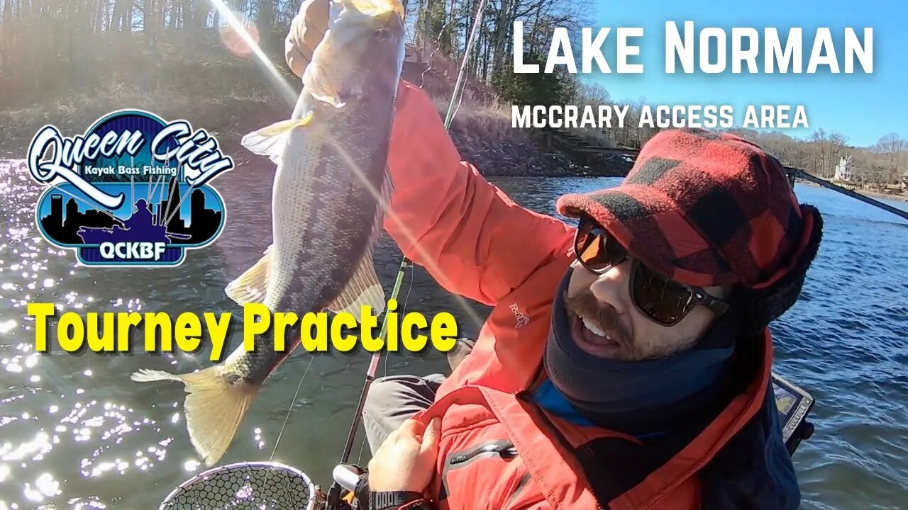 Bass Fishing Tournament Practice - Lake Norman - McCrary Access / Queens Landing - QCKBF