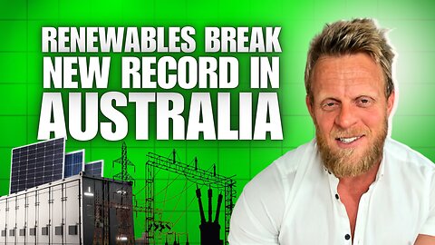 Renewable energy hits record 102.5% of entire grid demand in Australia