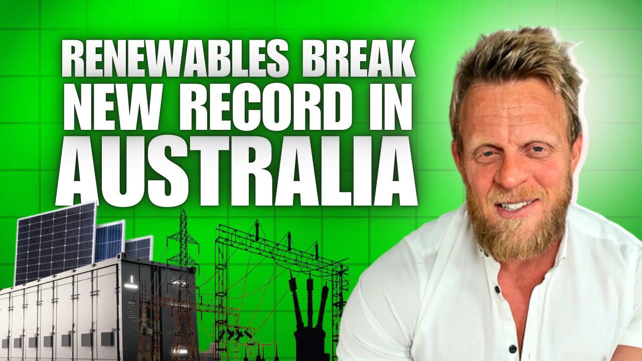 Renewable energy hits record 102.5% of entire grid demand in Australia