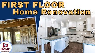 Home Renovation Ideas: Remodel Includes New Kitchen, Huge Laundry Room, Great Room and Powder Room