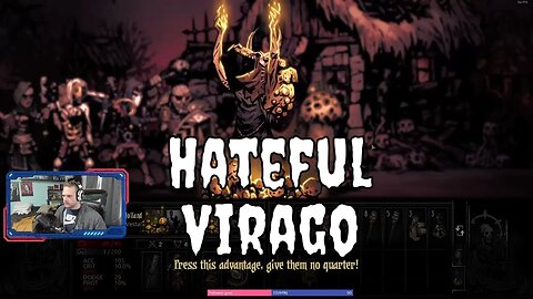 Hateful Virago Destroys us in Darkest Dungeon #gamer #streamer #twitch #darkestdungeon #owned