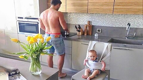 HHilarious Baby and Daddy Moments That Will Make You Laugh Out Loud