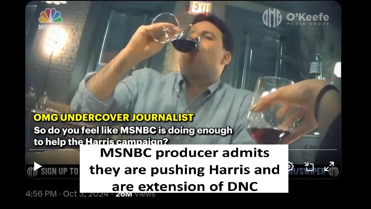 MSNBC producer admits extension of DNC, makes audience dumber and pushing Kamala