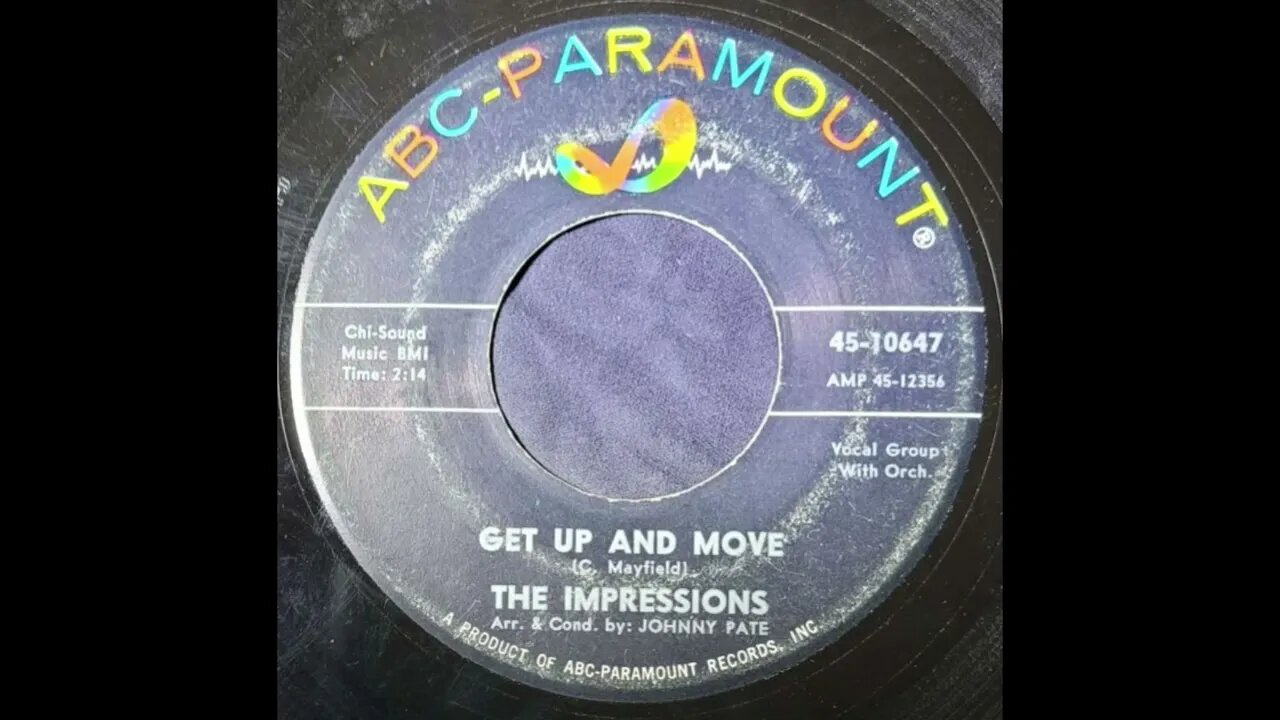 The Impressions, Johnny Pate – Get Up and Move