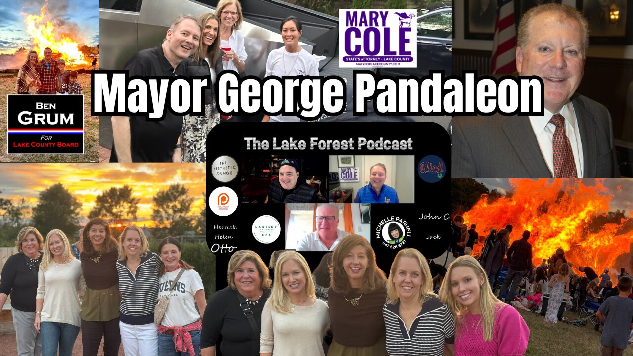 Open Lands Bagpipes & Bonfire Recap, City Updates, and Mayor George Pandaleon | Lake Forest Podcast