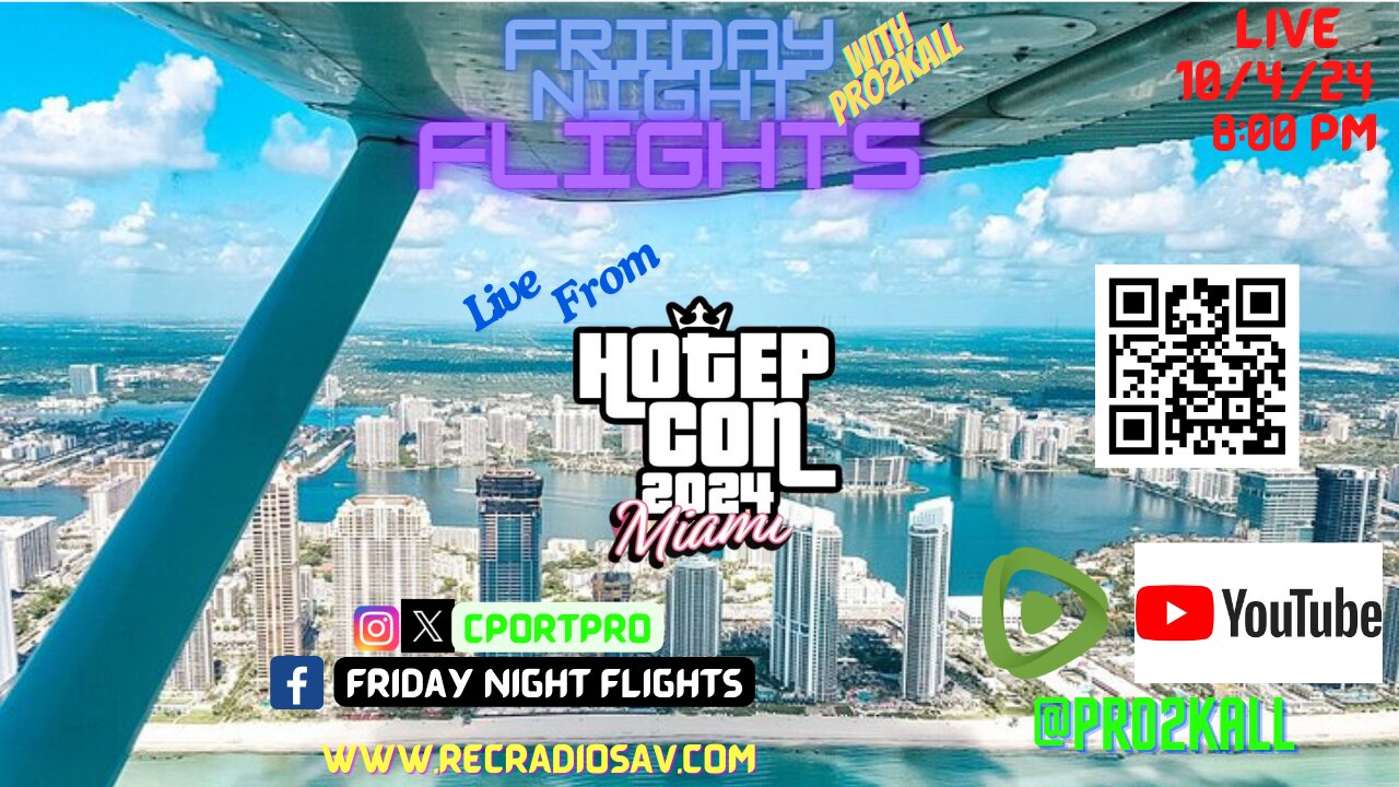 Friday Night Flights 10/04/24: Miami Dice!!! Hotep Con 2024