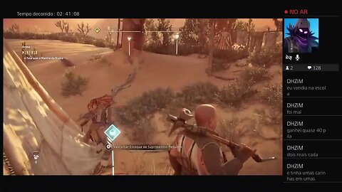 Jogando Horizon forbbiden West Ao Vivo (11)