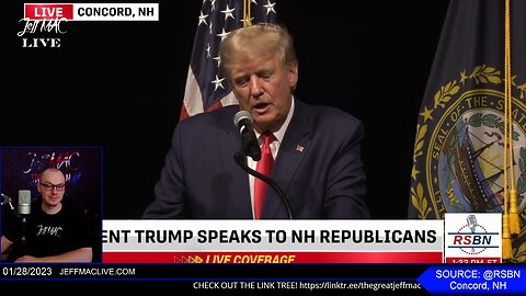 LIVE: Trump Speaking in New Hampshire