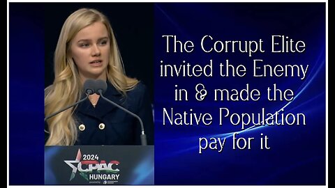 The Corrupt Elite invited the enemy in & made the native population pay for it