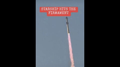 VIDEO OF A ROCKET HITTING THE FIRMAMENT