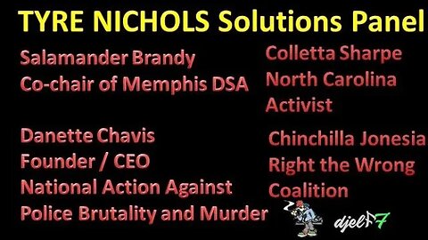 Tyre Nichols: Memphis DSA co-chair gathers with activists around the nation to discuss solutions