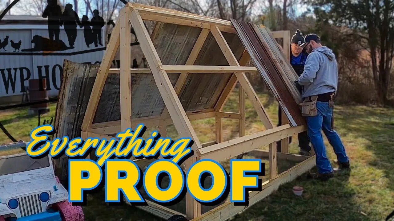 The Chicken Tank // Building an Indestructible Chicken Tractor