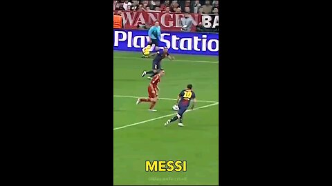 Messi rare moment