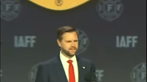 HATERS BOO JD Vance during speech at Firefighters Union Convention in Boston MA