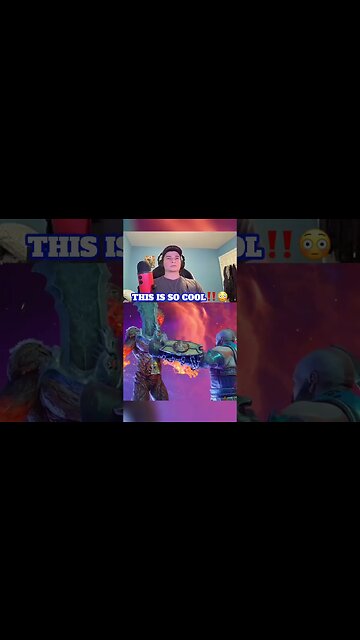 Kratos & Surtr Start Ragnarok‼️😳 | #shorts #godofwarragnarok #gaming #reaction