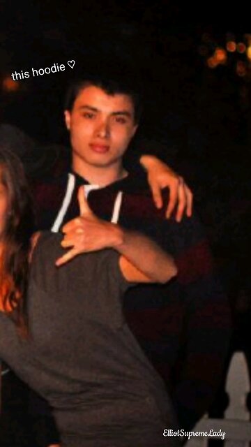 Elliot's Ralph Lauren hoodie 💙❤️