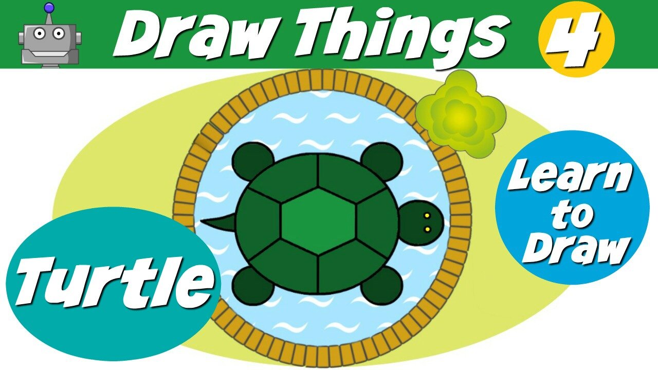 DRAW THINGS | LEARN TO DRAW | TURTLE