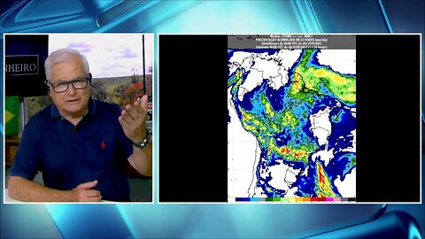 Chuvas irregulares no RS com manutenção de temperaturas elevadas