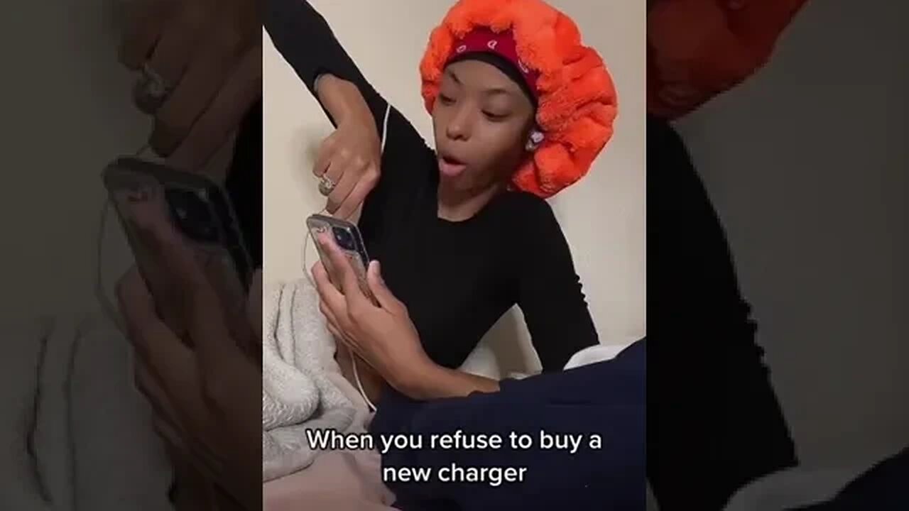 When you refuse to buy a new phone charger🤣#shorts #funny #comedy