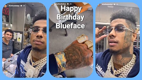 Blueface Celebrating his Birthday WITH0UT Chrisean Rock but with Zesus Network