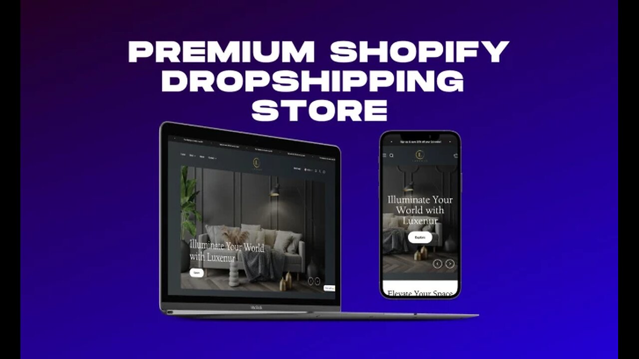 I will create your automated shopify dropshipping store website