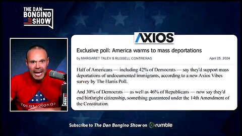 Washington times calling out Biden to restore order at the border 1/2 democrats support Deportation