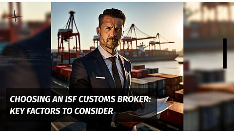 Unlocking the Secrets to Selecting the Perfect Customs Broker for ISF Filing