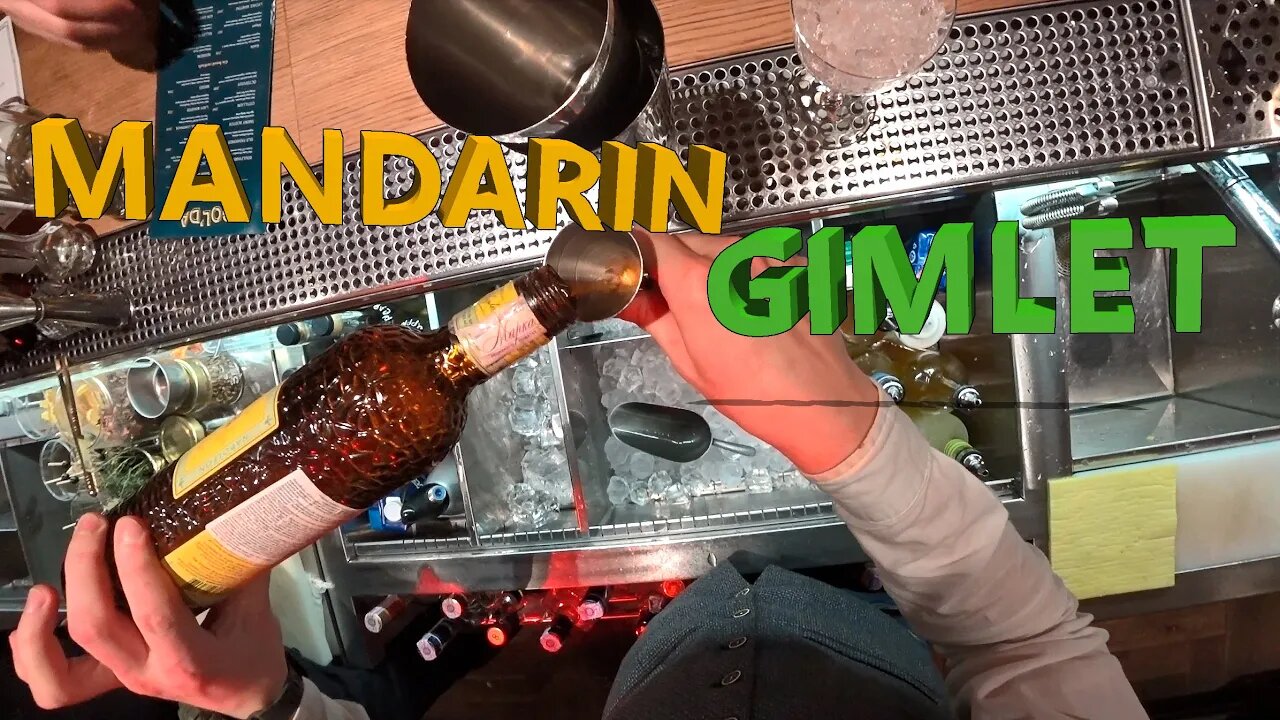 How to make MANDARIN GIMLET by Yura Kuzichkin