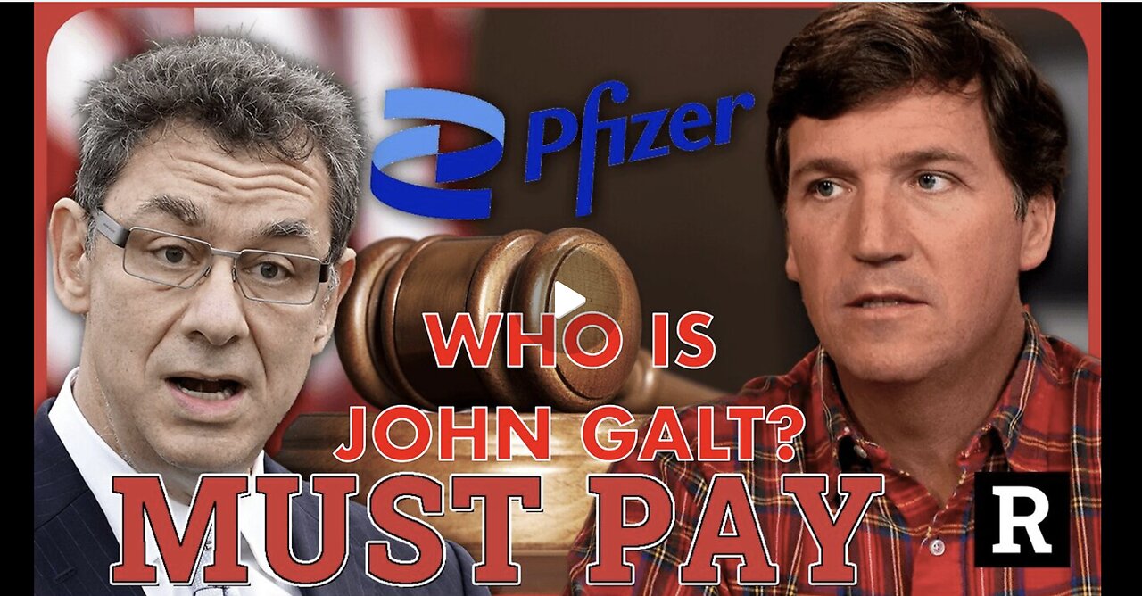 REDACTED W/ Tucker Carlson: Pfizer needs to be SUED 4 what they've done to humanity. JGANON, SGANON