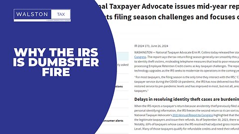 Why the IRS is a Dumbster Fire