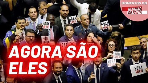 Deputados bolsonaristas protestam no Congresso | Momentos Reunião