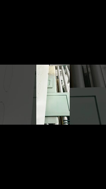 Painting Doors Green with an Automated Paint Machine