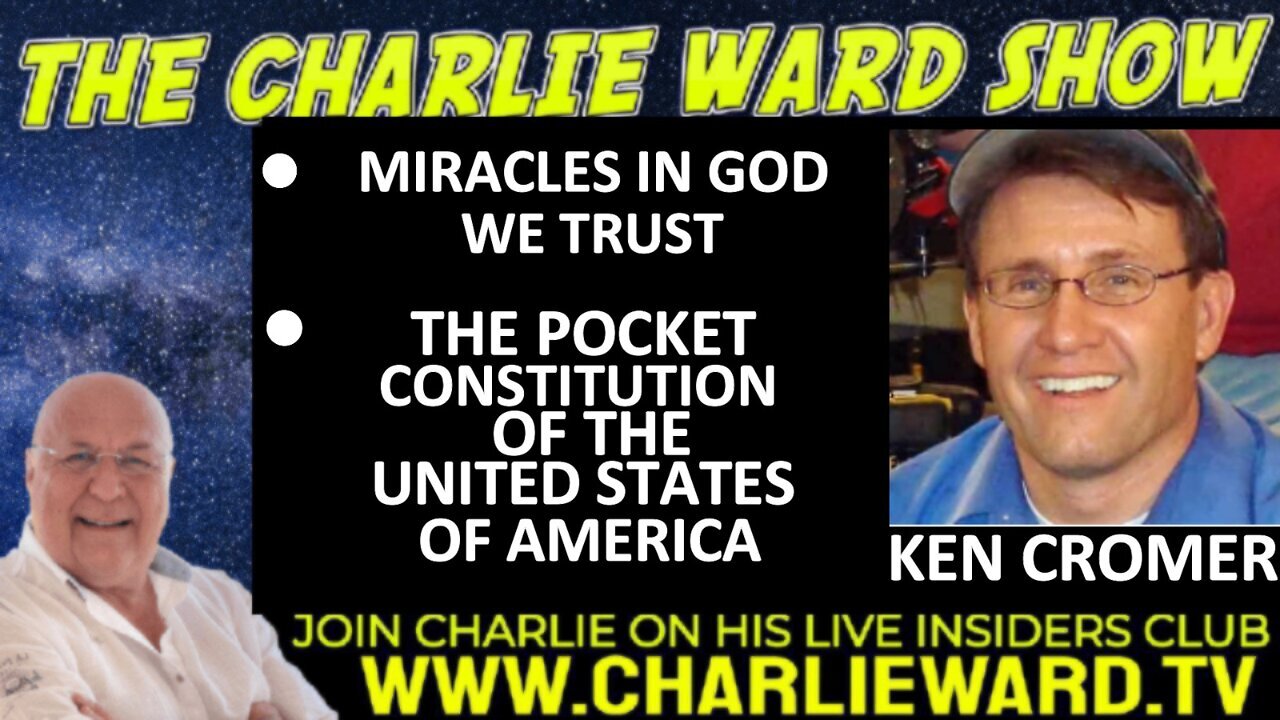 CHARLIE WARD & KEN CROMER : MIRACLES IN GOD WE TRUST, THE POCKET CONSTITUTION