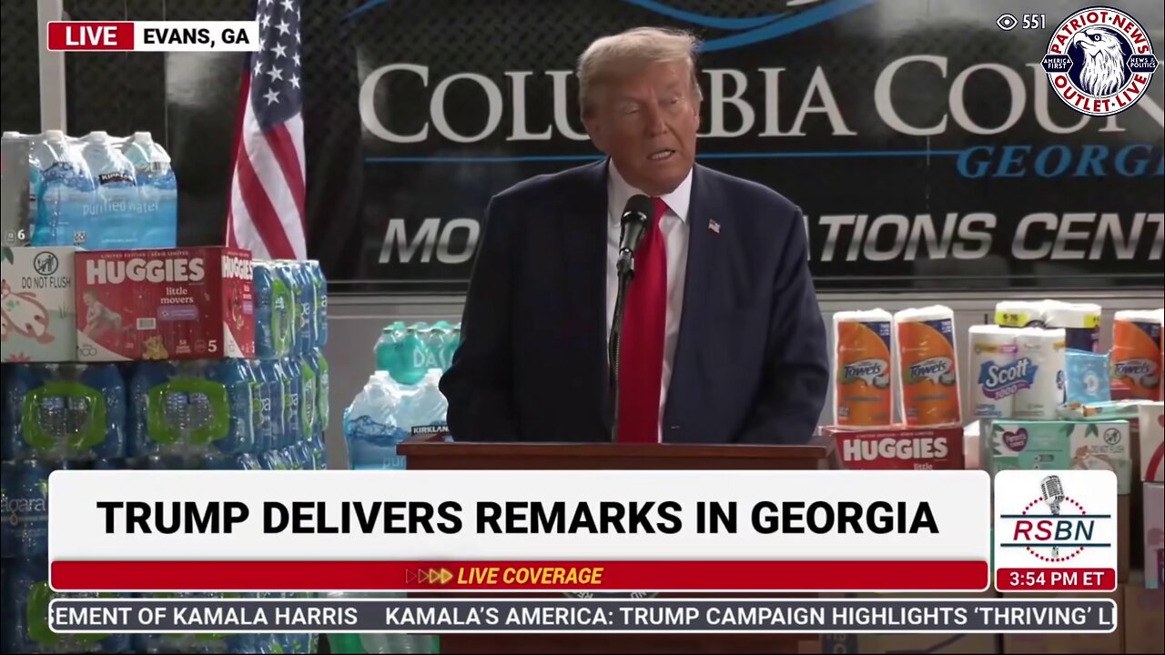 LIVE REPLAY: President Trump Delivers Remarks in Evans, GA. | 10-04-2024